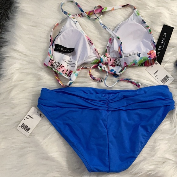 Women's Swim Bottom La Blanca Standard Island Goddess Side Loop Hipster Bikini Bottom Swimsuit Bottom - View #5